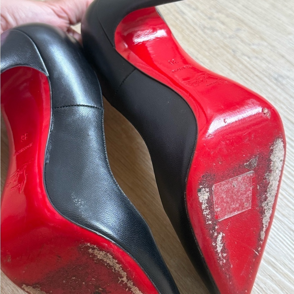 Christian Louboutin Black Stiletto Heels - Picture 3 of 6